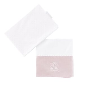 Cotbed Sheet - Blush Pink