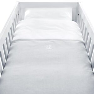 Cot Bed Duvet Cover- Pearl
