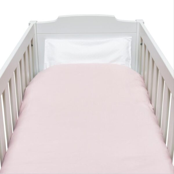 Cot Bed Duvet Cover- Blush Pink