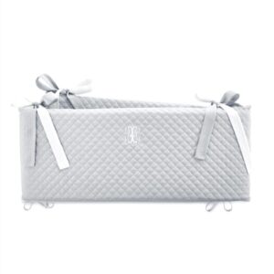 Cot bed Bumper - Pearl