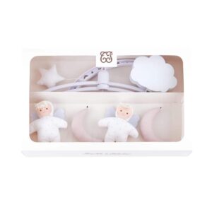 Musical mobile “anges and lunes”- Blush Pink