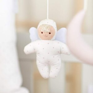 Musical mobile “anges and lunes”- Blush Pink