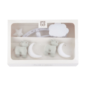 Musical mobile "sheep and moons"- Fresh Mint