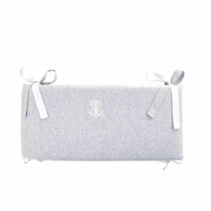 Cot Bed Bumper- Pearl