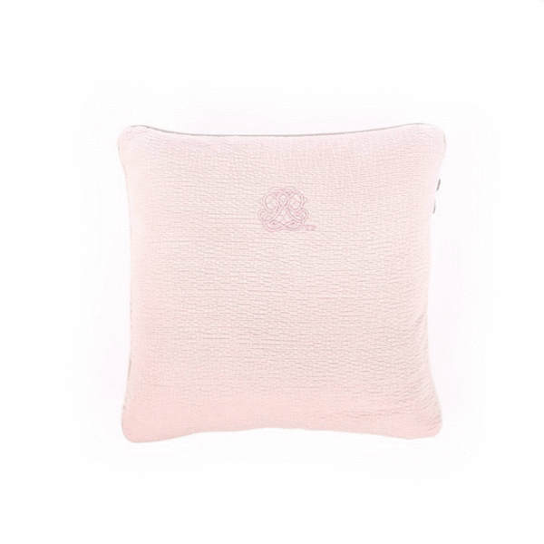 Διακοσμητικό Μαξιλάρι Με Κέντημα - Cotton Pink