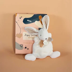 Mini Λούτρινο Λαγουδάκι με Κουτί Δώρου – Happy Wild